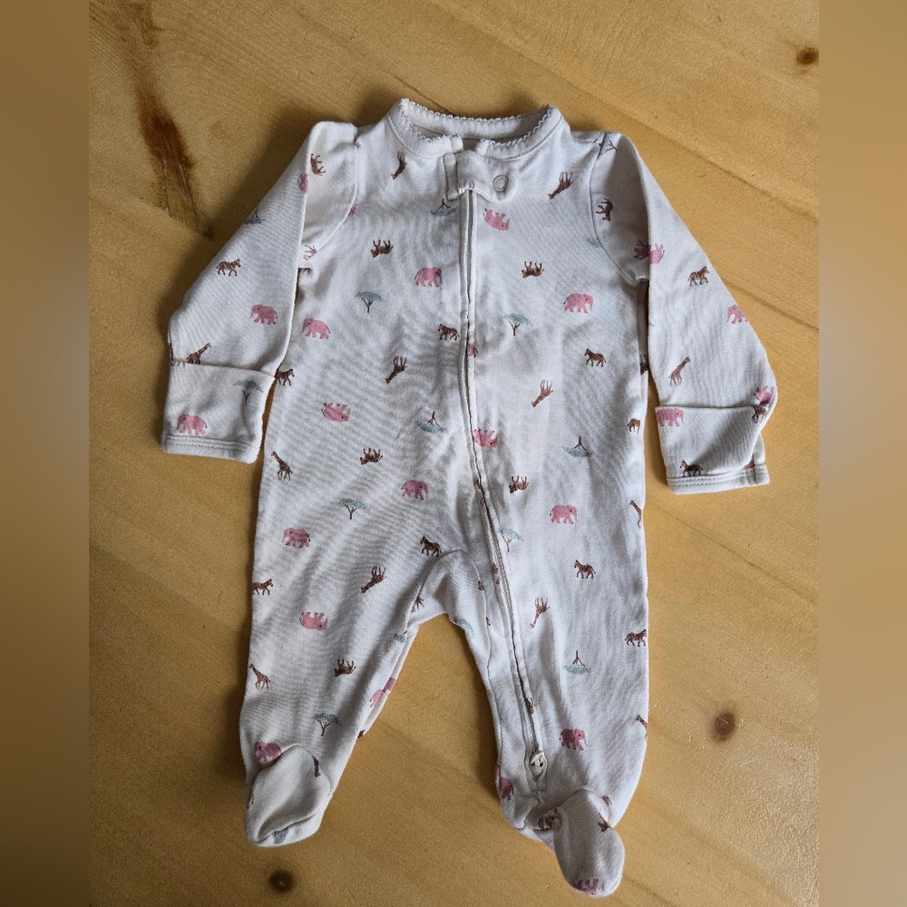 Carter’s Safari Animal Footed Sleeper 0-3M